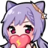 Emoji Genshin_KeqingHeartLS