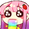 Emoji adore_cute_rainbow_stare