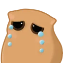 Emoji pleure