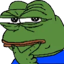 Emoji thinkingpepe