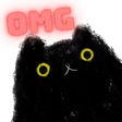 Emoji blackcat_omg