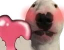 Emoji love_dog