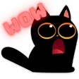 Emoji blackcat_wow