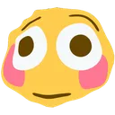 Emoji flushedd