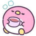 Emoji bird_coffee