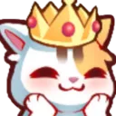 Emoji catcrowned