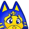 Emoji ankha_shy