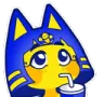 Emoji ankha_sip