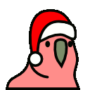 Emoji christmas_parrot