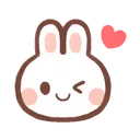 Emoji bunnylove