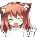 Emoji neko_hi