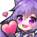 Emoji tlcGenKeqingLoveHeart