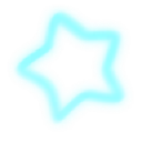 Emoji BlueHollowStar