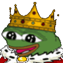 Emoji Pepe_King_Animated