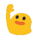 Emoji blobwaving