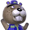 Emoji castor