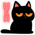 Emoji blackcat_Meh