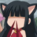 Emoji AnimeNekoGIFAnimeNekoNosebleedDi