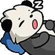 Emoji erancepandasleepy