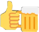Emoji handwithbeer