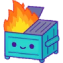 Emoji fire_trash