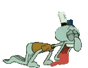 Emoji squidwardlicking