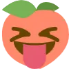 Emoji laughingpeach