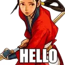 Emoji hello