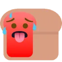 Emoji hotbread