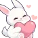 Emoji bunnylove