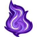 Emoji flamme_Violette