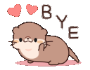Emoji LoutreBye