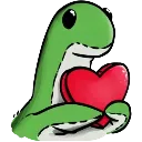 Emoji Nessie_Love