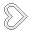 Emoji heartarrow_white