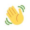 Emoji wavegif