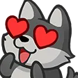 Emoji LS_wolf_heart