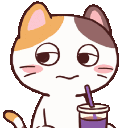Emoji meongdrink