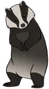 Emoji badger