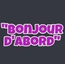 Emoji bonjour