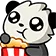 Emoji pandacomiendo