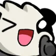 Emoji pandaup