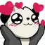 Emoji pandainlove