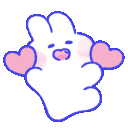 Emoji bunhearts