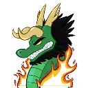 Emoji Dragon_fruit