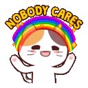 Emoji meongnobodycares