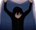 Emoji V_anime_hidesad
