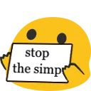 Emoji stopthesimp