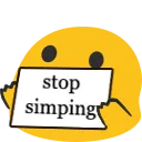Emoji stopsimping