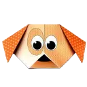 Emoji origami_chien