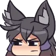 Emoji 1510wolfgirlsquint